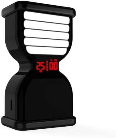 Digital Hourglass Timer for Productivity, Visual Countdown with Flight Flow