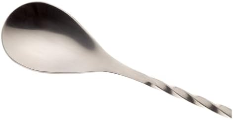 Venym by Barfly, 13 1/4" Bar Spoon with Cobra End, Stainless Steel