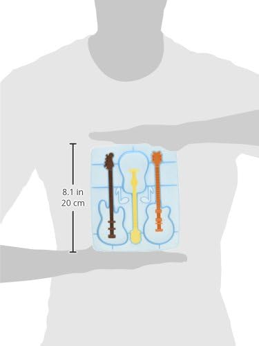 Genuine Fred COOL JAZZ Guitar Ice Tray and Stirrers