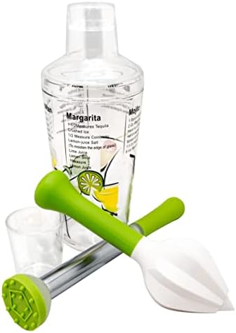 Vin Bouquet FIK 003 Set Cocktail Set ABS 4 pcs. Includes Shaker, Jigger, Muddler and Squeezer