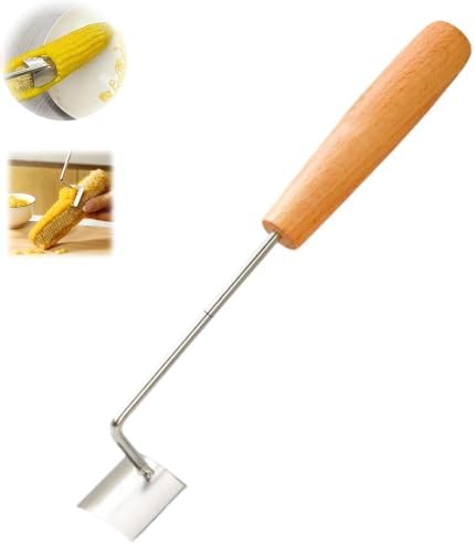 Corn Peeler for Corn on the Cob, Stainless Steel Corn Cob Stripper, Corn on Cob Remover Corn Cob Stripper (Style B-1PC)