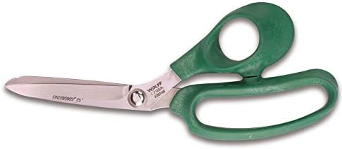 Professional Poultry Shears, Heavy Duty, Made in USA. Chemically Bonded, Food Safe, Ergonomic Fibrox Handles. Wolff Industries Professional Poultry Shears - Choose Your Color and Size (9 5/8 - Green)