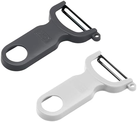 Kuhn Rikon Bar Keeper’s Friend – Original Swiss Peeler Set (2-Pack) | Professional Citrus Garnish & Vegetable Peeler Duo | Razor-Sharp, Lightweight, Made in Switzerland