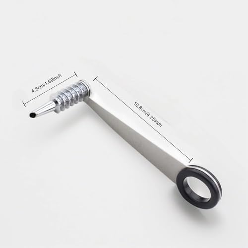 Piranha Spiral Cutter, Stainless Steel Spiral Cutter for Veggies, Kitchen Spiralizer Tool for Cucumber, Potato, Carrot and More