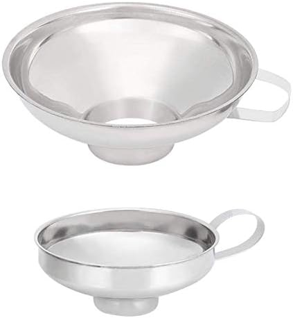 Canning Funnel Set, 2 Sizes Wide Mouth Stainless Steel