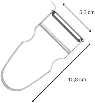Fackelmann 36122 Vegetables, Stainless Steel, Grey, 17 x 7.8 x 1.5 cm