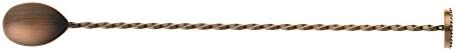 Barfly Bar Spoon, Muddler 11 13/16" (30 cm), Antique Copper