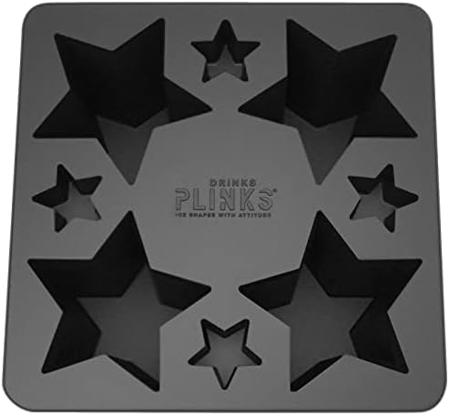 DRINKSPLINKS Star Ice Cube Tray. Large Star Ice Cube Mold.