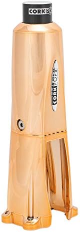 Cork Pops Legacy Wine Opener Built-in 4-Blade Foil Cutter Safe Cork Removal, Effortless Push Button Use, Needle Guard for Safety, Low-Pressure Cartridge Opens Up To 60 (Copper, With 1 Cartridge)
