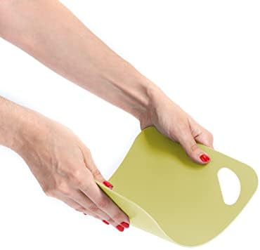 Zeller 26155 Cutting Mat Set 2 Pieces Plastic Lime/Mint Approx. 29 x 19 cm Chopping Board Dishwasher Safe