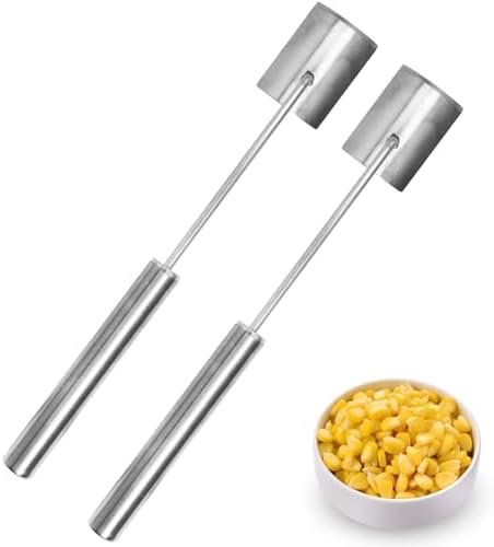 Corn Peeler for Corn on the Cob, Corn Peeler, Corn on the Cob Remover, Fast and Safe,Suitable for Home Kitchens, Removes Corn Kernels From Corn Cobs In Seconds,Kitchen, Kitchen Gadget (2pcs)