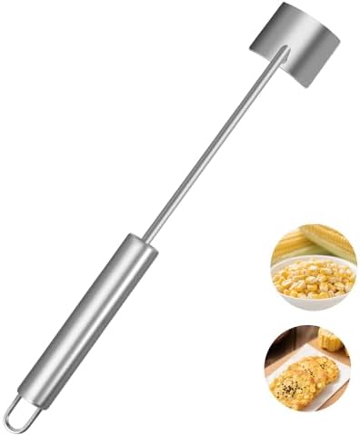 1 Pack Stainless Steel Corn Cob Stripper Tool, Fast Corn On The Cob Remover, Multi-Use Dishwasher Safe Kitchen Gadget for Home & Commercial Prep