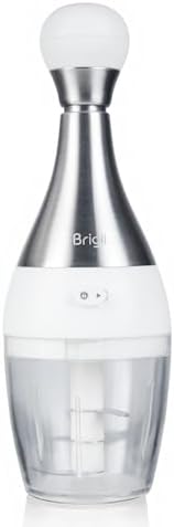 Brigii Garlic Press,Onion vegetable chopper,Food Chopper,Garlic Mincer, for Ginger, Chili, Nuts - Chop into Minced, Dishwasher Safe