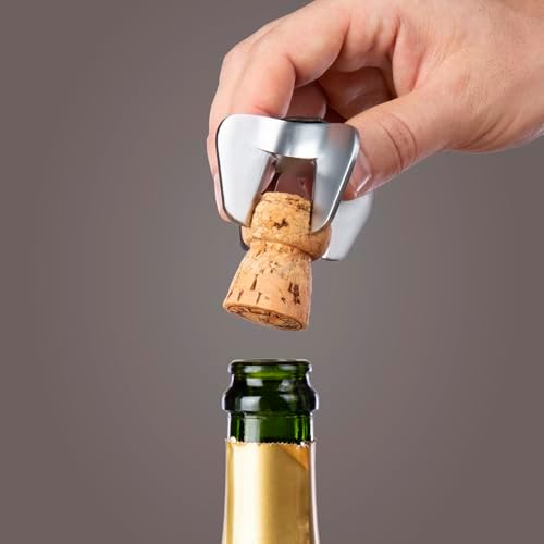 Vacu Vin 68615606 Champagne Opener, Stainless Steel