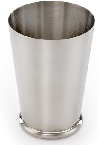 Barfly Cocktail Shaker with Weighted Bottom, Deluxe 18 oz, Stainless Steel