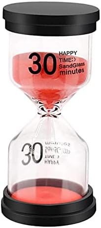 Sand Timer, Sand Timers Colorful 30 Minutes Sandglass Timer with Protective Cover for Classroom Home Office Cooking