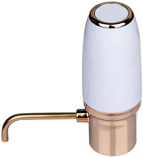 Electric Wine Aerator, Modern Wine Aerator, Electric Wine Dispenser, Gold and White Wine Pourer, Wine Pump, Automatic Wine Pourer, Wine Dispenser, Rechargeable with Micro USB Cable