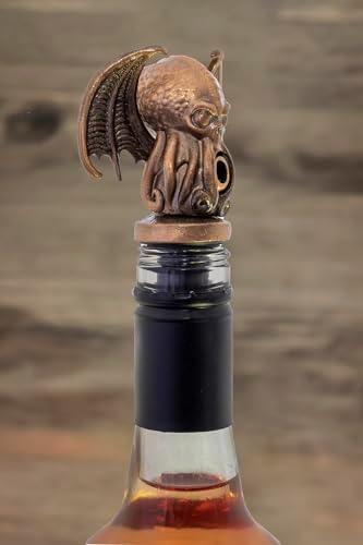 Pour People's Market Cthulhu Wine Aerator - Decanter Pour Spout - Wine Accessories - Red Wine - Liquor - Great for Halloween and Wine Parties - Unique Goth or Christmas Gift for Wine Lovers