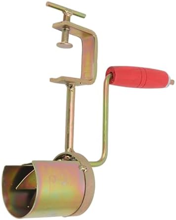 Hand Crank Corn Thresher, Efficient Peeling Firm Clamping Comfortable Wood Handle, Manual Corn Sheller Stripper for Easy
