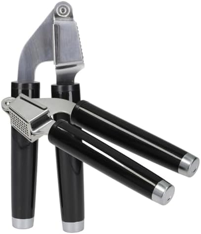 KitchenAid Stainless Steel Garlic Press - Black
