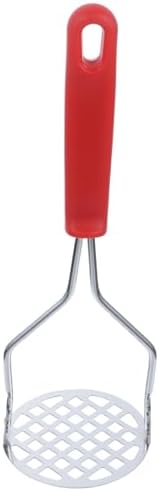 STOBAZA Stainless Steel Potato Press Manual Masher for Potatoes Sweet Potatoes Yams and Pumpkin Non-Slip Handle with Hanging Hole Kitchen Tool