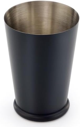 Barfly Cocktail Shaker with Weighted Bottom, Deluxe 18 oz, Matte Black