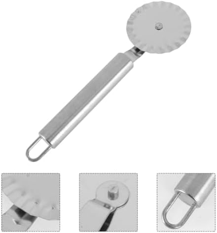 KICHOUSE 2Pcs Stainless Steel Pastry Ravioli Pizza Cutter Wheels for Home and Kitchen Commercial Cutting Tool for Pizza Pasta and Crusts
