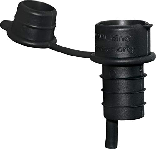 Haley's Corker Black 5-in-1 Wine Aerator, Stopper, Pourer, Filter and Re-Corker, 4-Pack