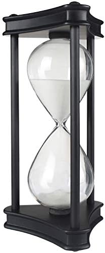 30 Minute 4X4X 8.5inch White Sand Triangle Hourglass