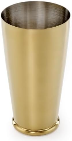 Barfly Cocktail Shaker with Weighted Bottom, Deluxe 28 oz, Gold