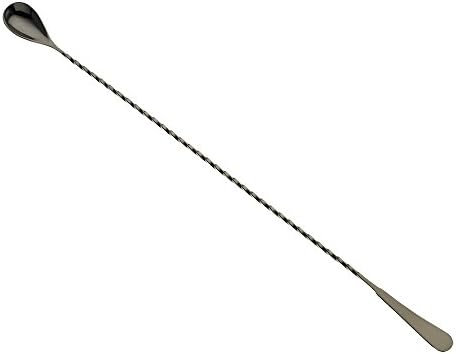 Barfly Bar Spoon, Standard 17 1/8" (43.5 Cm), Gun Metal Black
