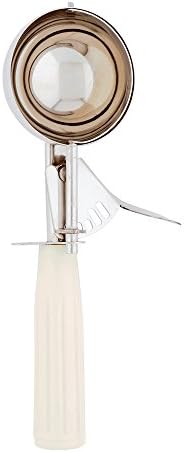 Restaurantware Bundle: 2.75/3.25/3.75 oz Portion Control Ice Cream Scoops, Trigger Release Dishers (Blue, Green, Ivory Handles) for Cookie Dough, Baking, Cupcake Batter