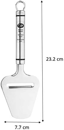 Tala Traditional Style Stainless Steel Cheese Plane and Slicer, Essential Tool for Cutting Precise Slices of Hard or Soft Cheeses, Dishwasher Safe