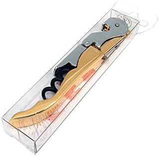 Pulltap's Genuine Slider 900 Waiter's Corkscrew – Double-Hinged Wine Key with Sliding Foil Cutter – Patented Design – Made in Spain – Oro (Gold 24K Flash Gold)