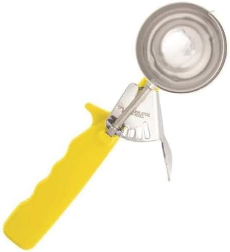 Crestware Ergonomic Deluxe Thumb Disher, Size 20, Yellow