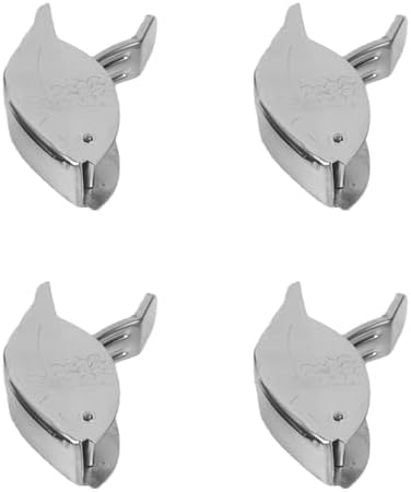 304 Stainless Steel Lemon Juicer Squeezer with Fish Shape Design for Kitchen and Home Use Manual Hand Press Citrus Extractor for Oranges and Limes Easy to Clean and Portable(4pcs)