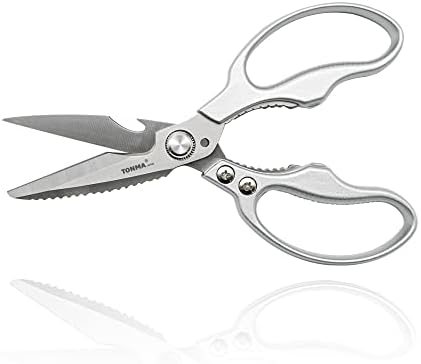 TONMA Kitchen Shears Heavy Duty, Made in Japan, Stainless All-Purpose TKM-6