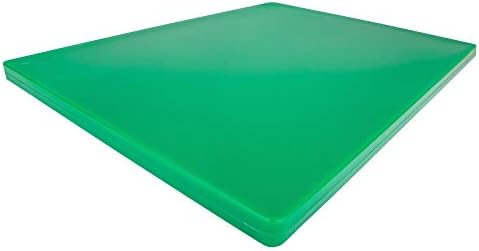 Thick Green Cutting Board 24x18 Extra Large 1" HDPP Plastic for Restaurants and Professional Kitchens, NSF Stamped - 13 lb
