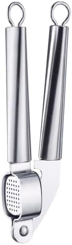 Westmark 18362270 Stainless Steel Garlic Press, Does It Right the First Time, Silver/Gray