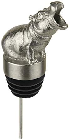 Stainless Steel Animal Wine Pourer Aerator - Hippopotamus
