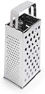 Fox Run 4-Sided Grater, Stainless Steel, 9-Inch