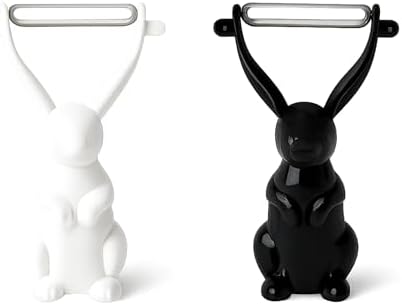 Made in Korea Cute Bunny Potato Peeler Set (2-Pack) – Fun, Easy-Grip Kitchen Gadget