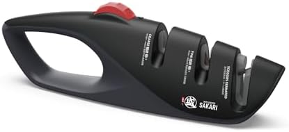 MITSUMOTO SAKARI 3-Stage Adjustable Kitchen Knife Sharpener