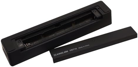 King Jim VBT10-BK Visual Bar Timer for Studying and Learning Kitchen with Magnet, Black