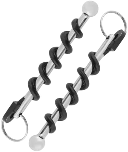 Multi-Tool Waiters Corkscrew Portable Red Wine Bottle Hinged Opener Set with Keychain
