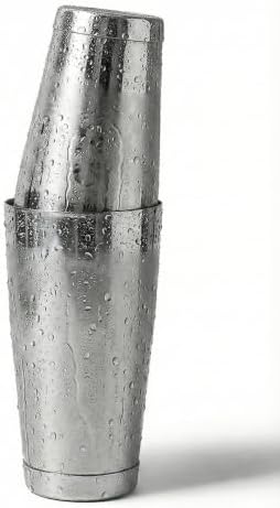 A Bar Above Professional Boston Shakers Set 18 oz Weighted Stainless Steel Cocktail Shaker Set for Bartenders, Premium 304 Steel Bar Shaker, Essential Bartending Tools for Mixing Drinks