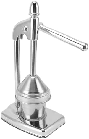 Manual Orange Squeezer, 304 Stainless Steel Food Grade Lemon Tools Presser Compact Exprimidor Manual Acero Inoxidable Minimalist Ergonomic Rubber Handle Fruit Juicers Rs Press