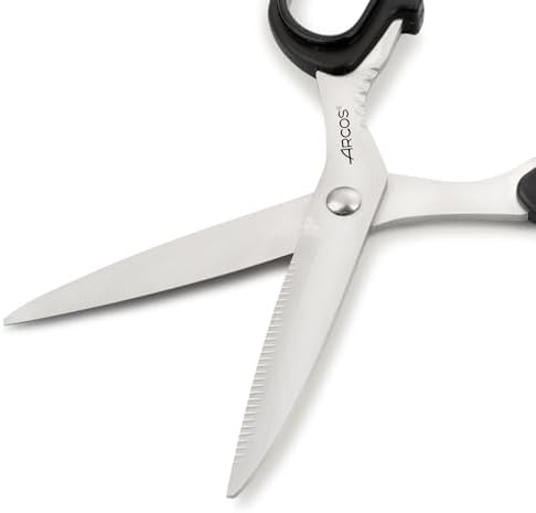 Arcos Series Prochef - Kitchen Scissors - Blade Stainless Steel 8" - Handle Polypropylene Black color