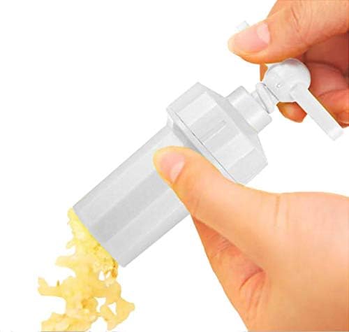 Tredoni 1.2x2.5" Garlic Press Screw Masher - Garlic Crusher Squeezer Mincer