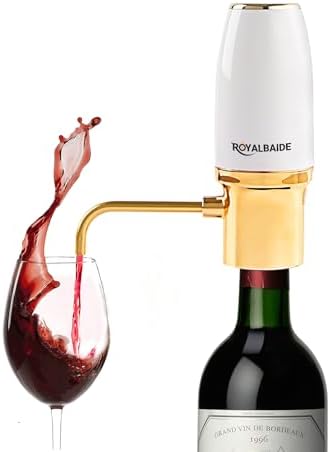 Electric Wine Aerator Dispenser,Electric Smart Decanter TYPE C Rechargeable